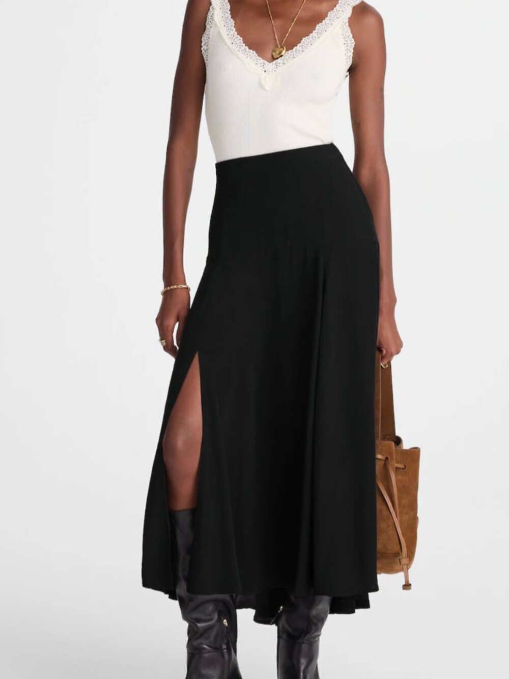 Madewell Circle Midi Skirt- NWT